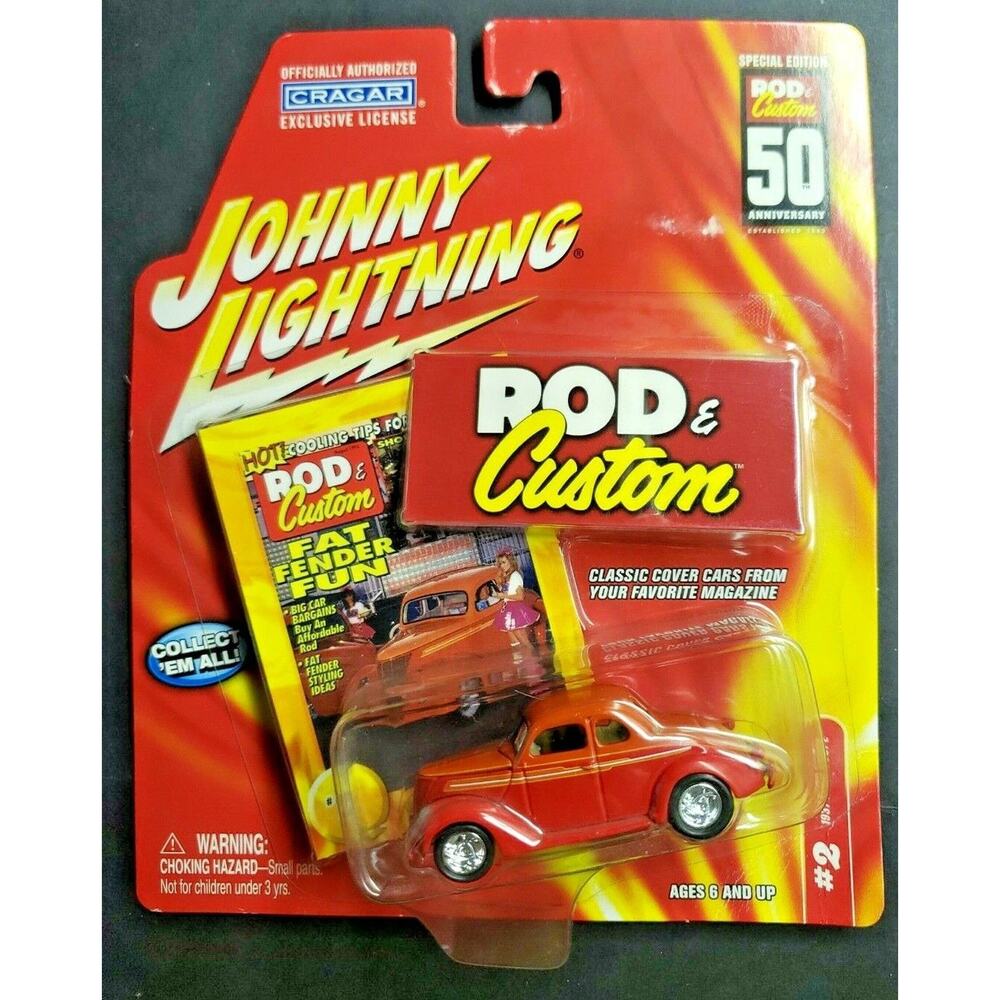 2003 Johnny Lightning Fat Fender Fun Rod & Custom 1937 Ford Coupe HW6